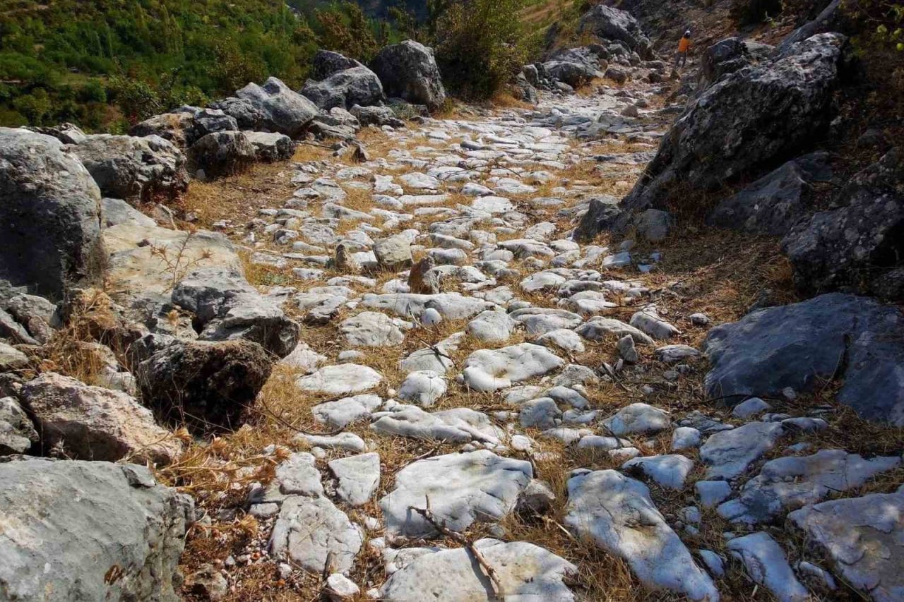 Kahramanmaraş’ta antik yol kalıntıları
