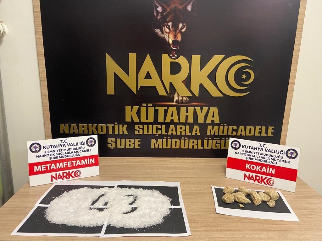 Kütahya’da narkotik operasyonlarında yakalanan 116 şahıstan 6’sı tutuklandı