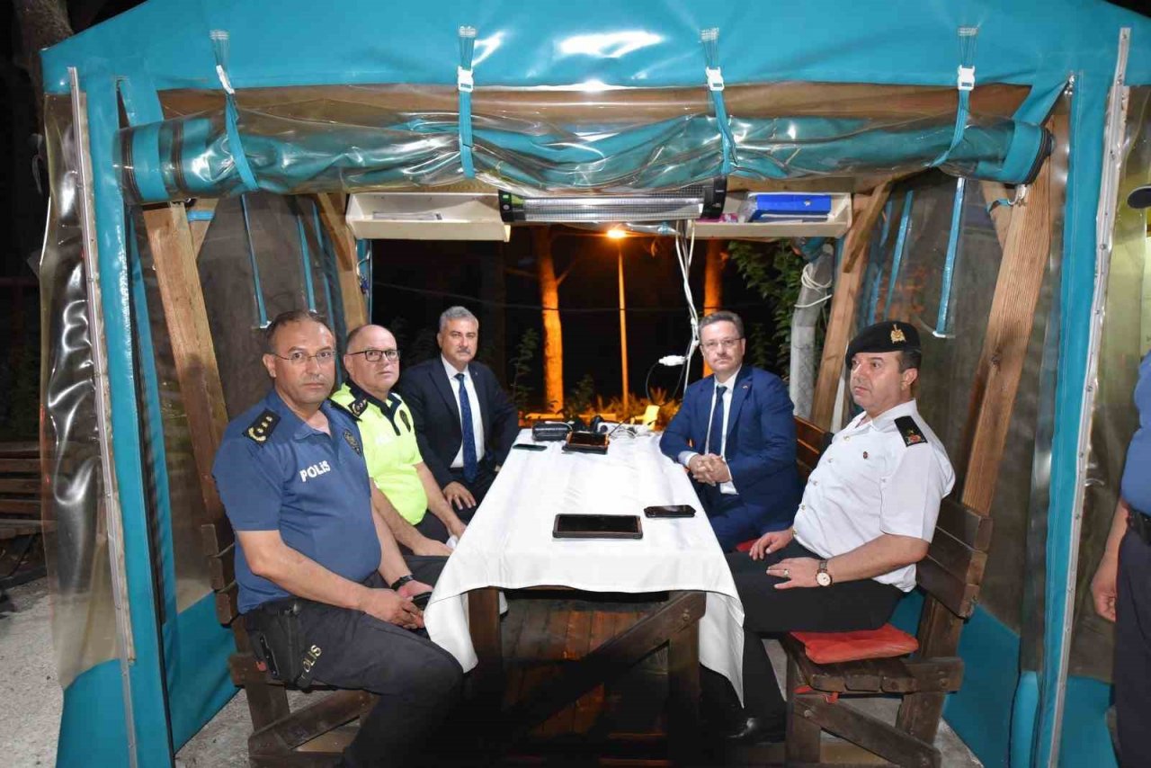 Vali Ünlü’ye jandarma ve emniyet birimlerinden brifing