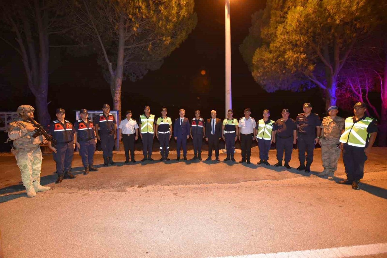 Vali Ünlü’ye jandarma ve emniyet birimlerinden brifing