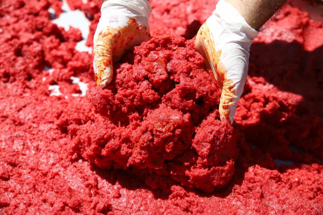 Gaziantep’te biber salçası mesaisi başladı