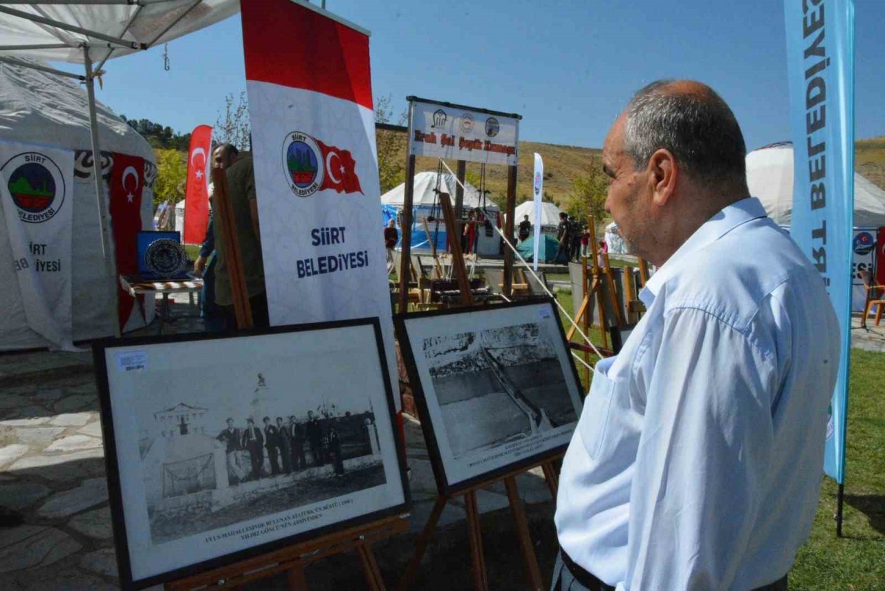 Siirt Belediyesi’nin tanıtım çadırı ve yöresel ürün stantları Ahlat’ta ilgi gördü