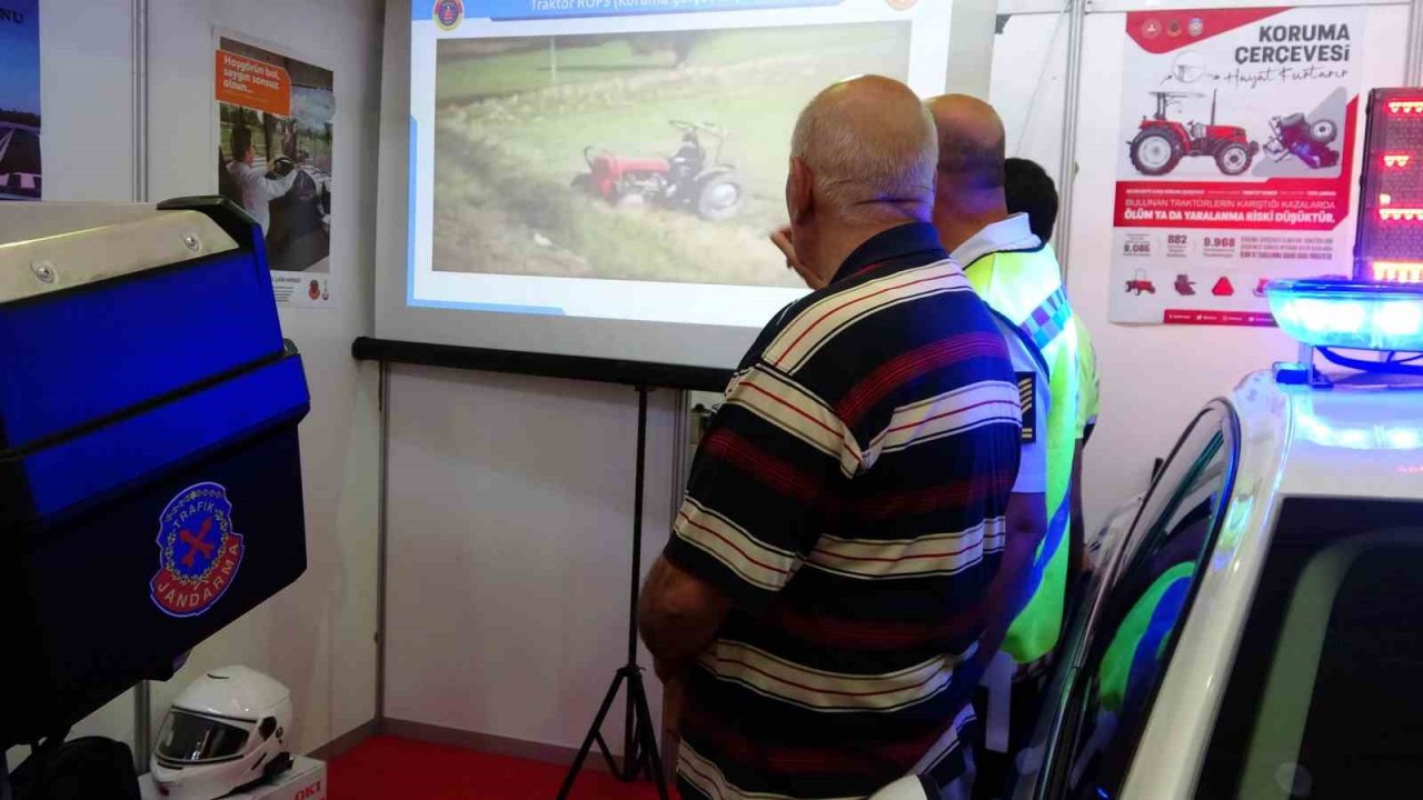 Jandarmadan güvenli traktör kullanımı uyarısı