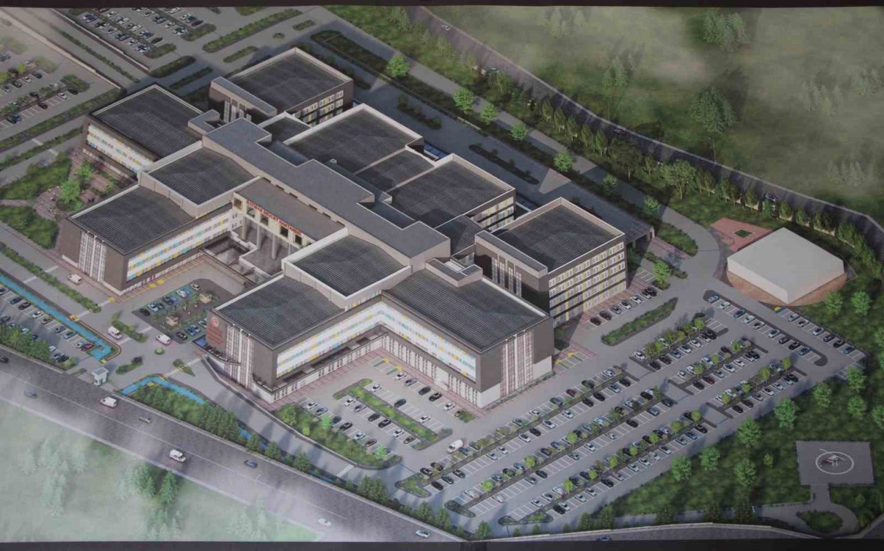 Batman’ın 1 milyar 185 milyon TL’lik hastanesinin inşası devam ediyor