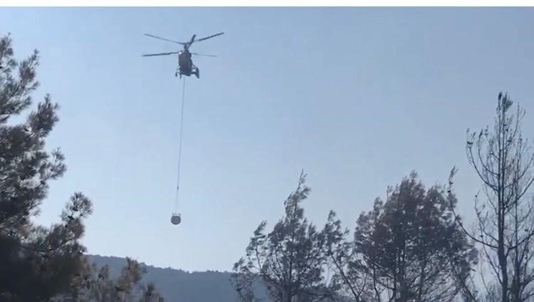 Antalya’da bozuk ormanlık alanda yangın