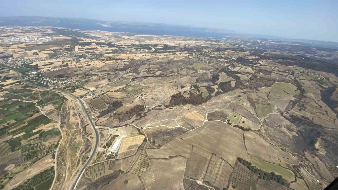 Çanakkale’deki orman yangınlarında 5 bin 712 futbol sahası büyüklüğünde alan yandı
