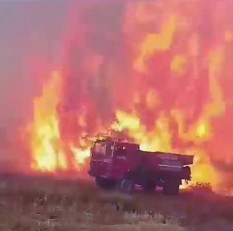 Çanakkale’ye desteğe giden Denizli ekibi alevlerin arasında kaldı