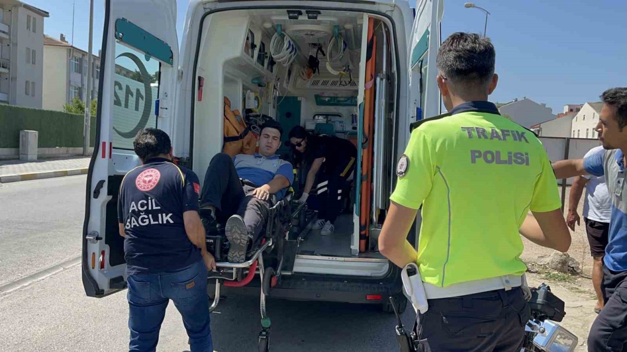 Motosiklet kazası: 1 yaralı