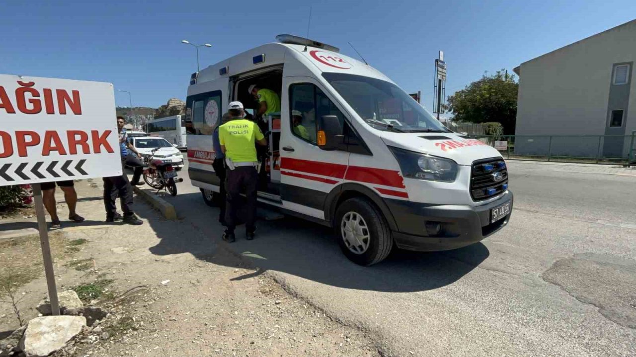 Motosiklet kazası: 1 yaralı