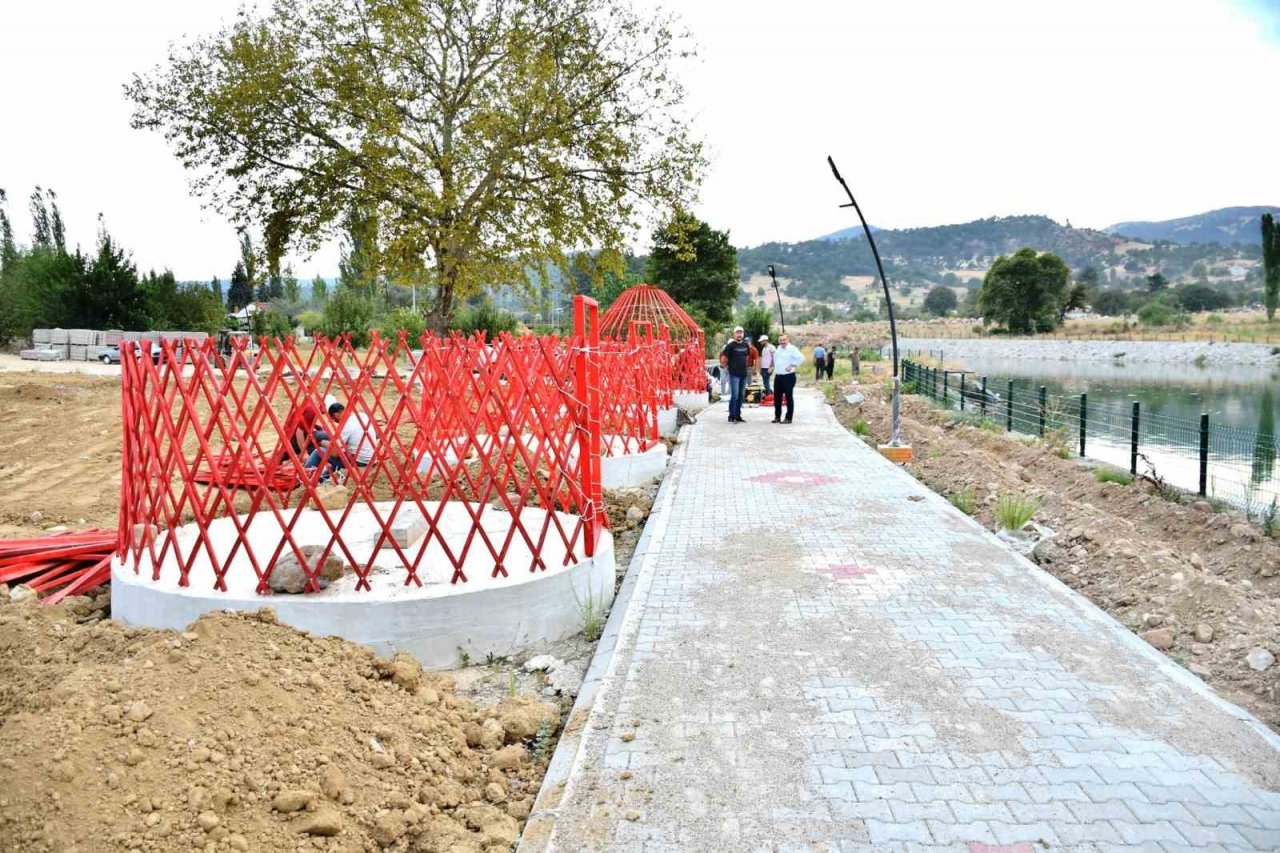 Emet’te Türk otağı kurulum çalışmalarında sona gelindi