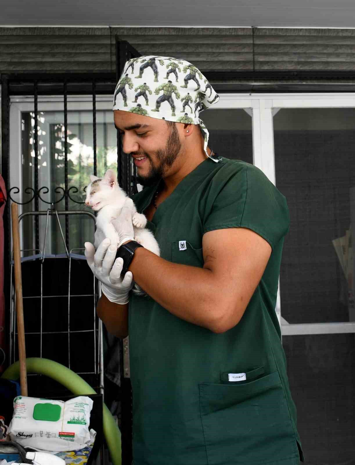 Kuşadası’nda sahipsiz can dostlar şefkatli ellerde