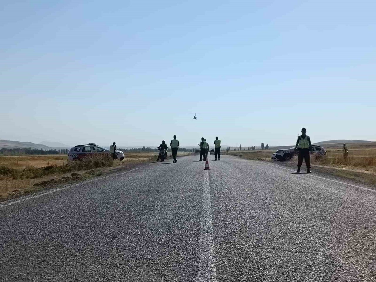 Cayrokopter ile havadan trafik denetimi