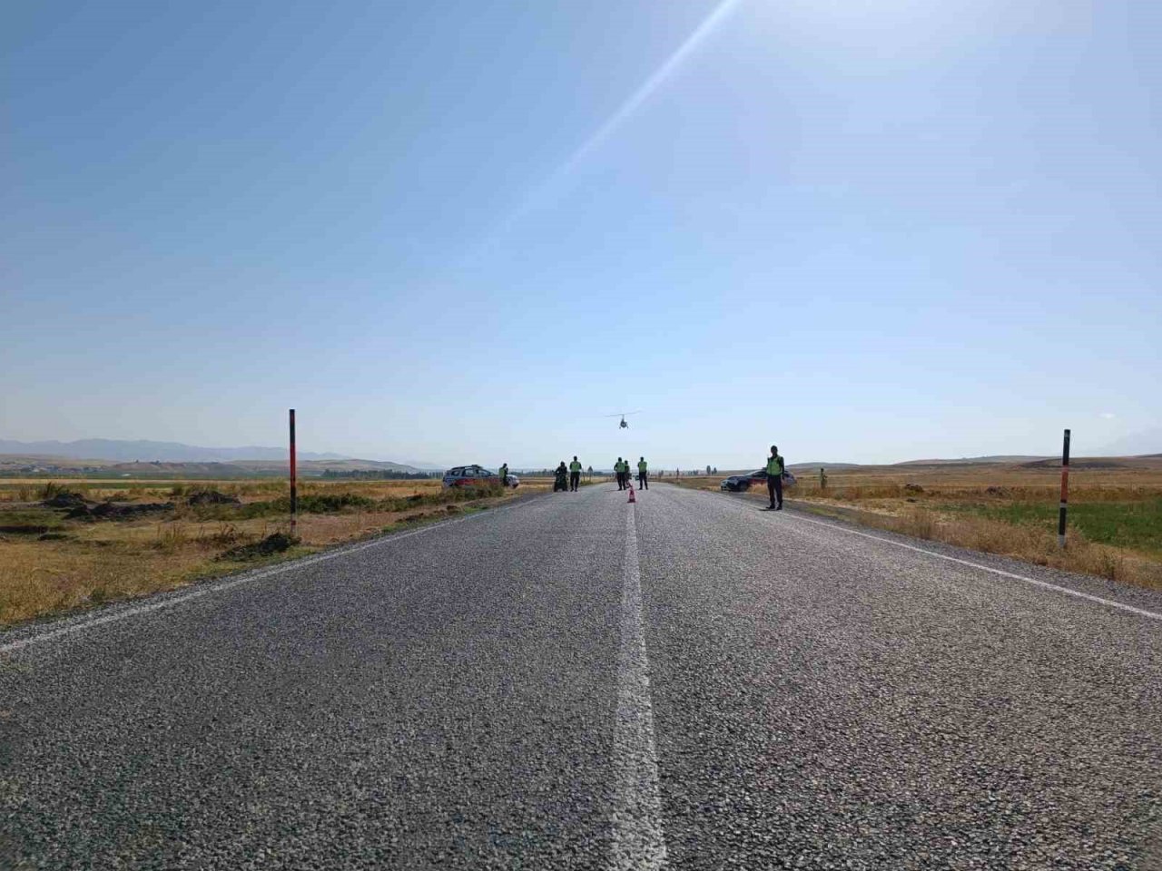 Cayrokopter ile havadan trafik denetimi