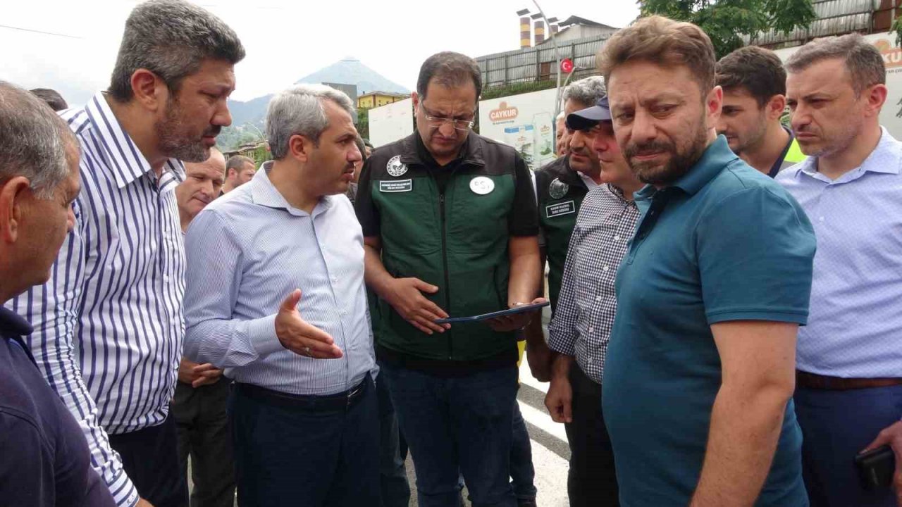 Rize Valisi İhsan Selim Baydaş: “24 saatte düşen yağış miktarı 200 kilogramın üzerinde oldu”