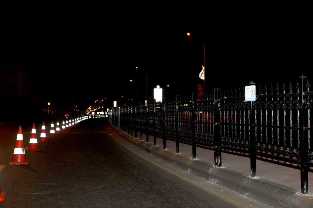 O caddeye plastik bariyerli çözüm