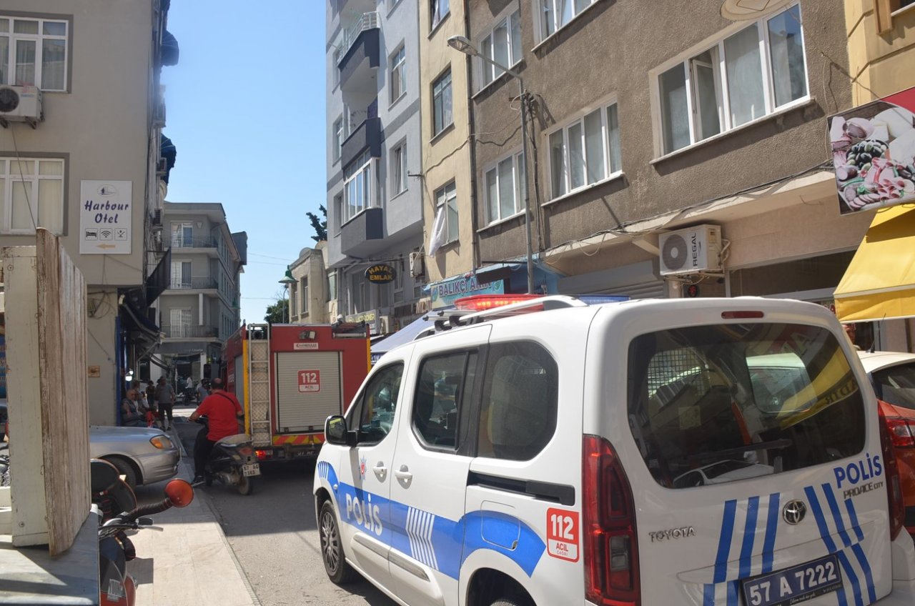 Bacadan çıkan duman korkuttu