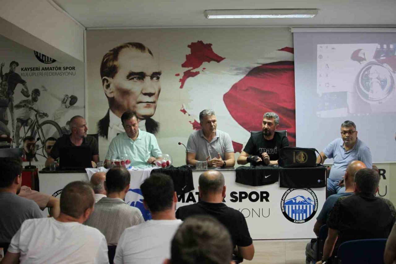 Kayseri 1. Amatör Küme fikstürü çekildi