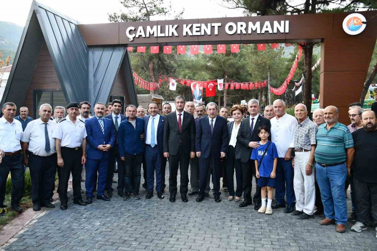 30 milyon liradan fazla harcama yapılan Çamlık Kent Ormanı yeniden hizmete açıldı