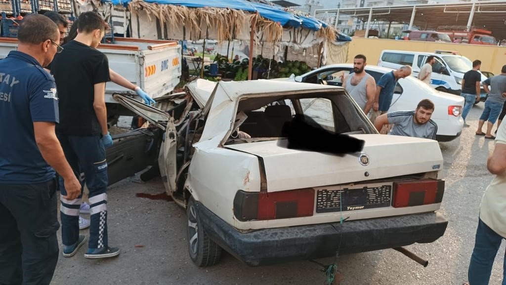 Hatay’da zincirleme kaza: 2 yaralı