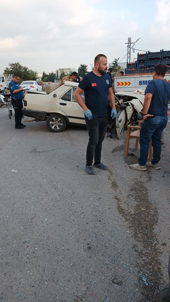 Hatay’da zincirleme kaza: 2 yaralı