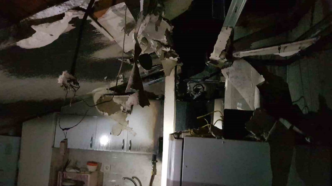 Karabük’te öğrenci evindeki yangın büyümeden söndürüldü