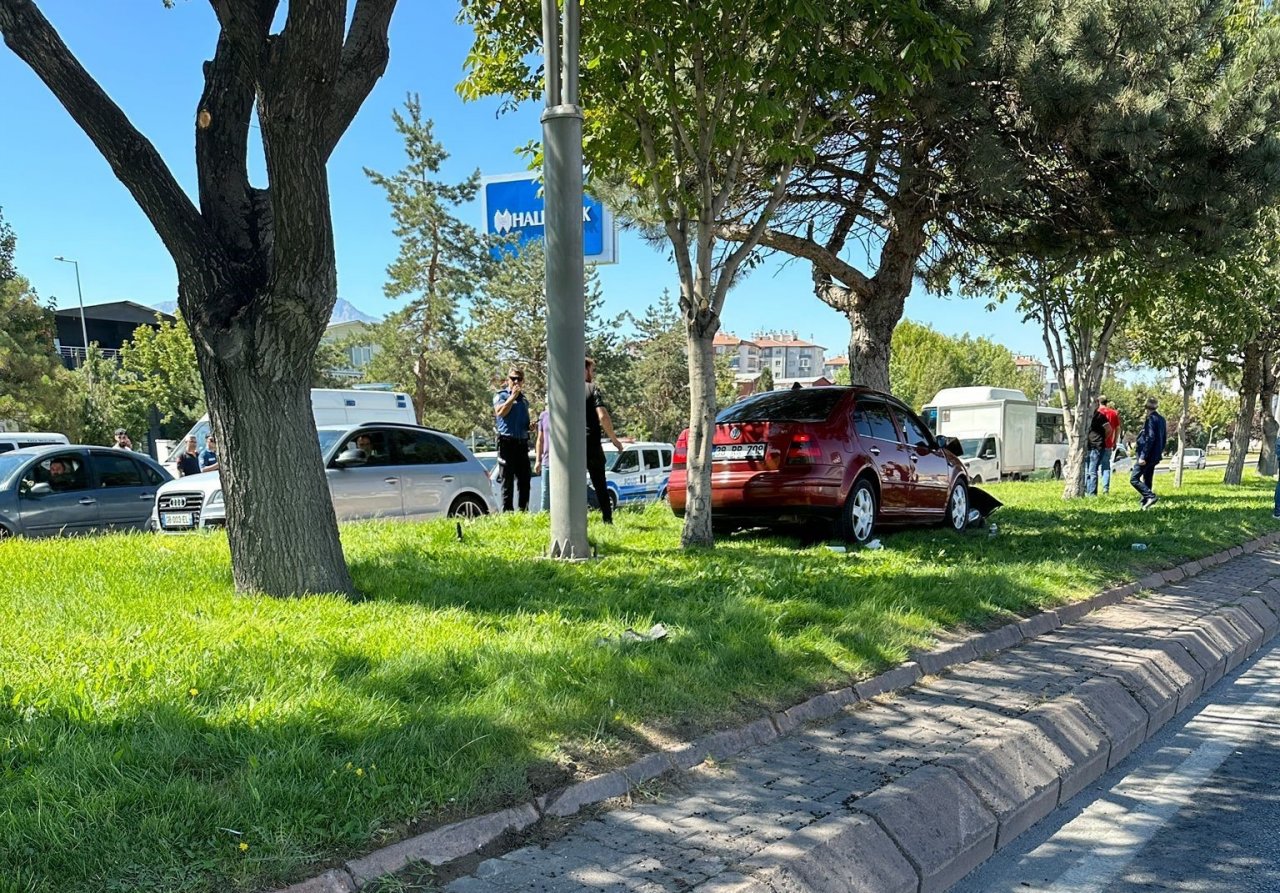 Kayseri’de bir garip kaza