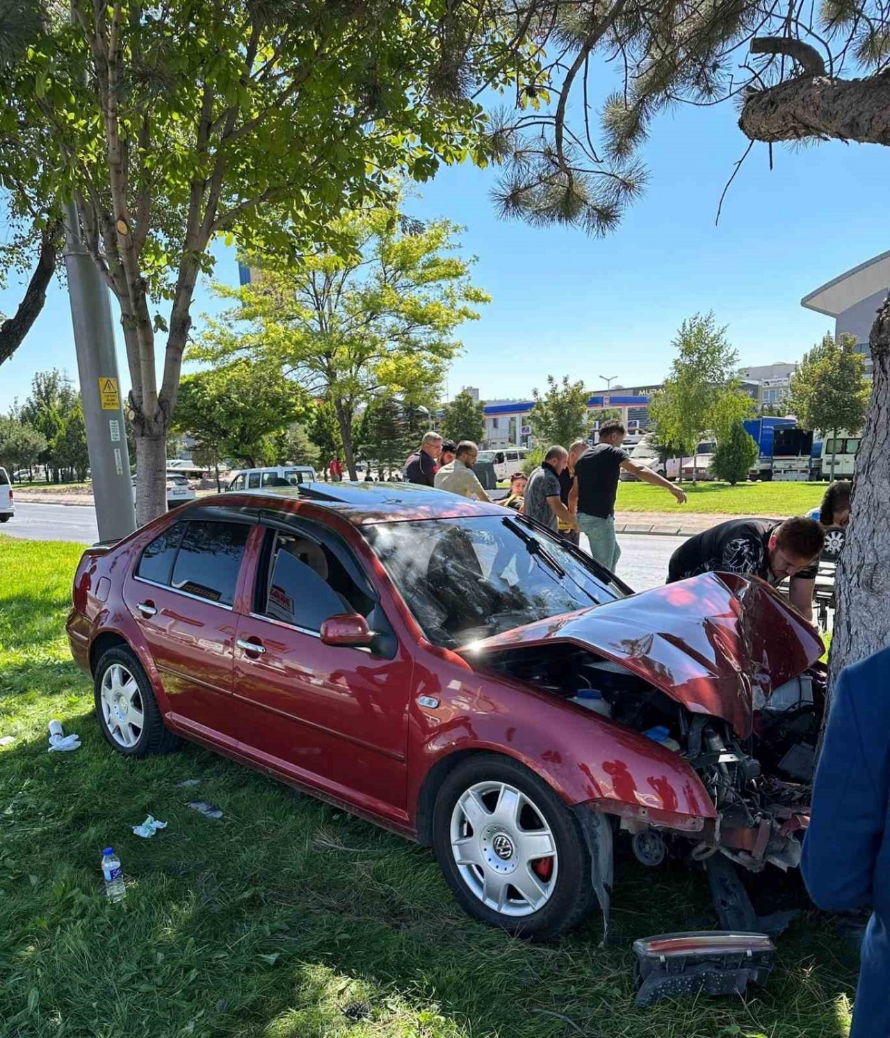 Kayseri’de bir garip kaza