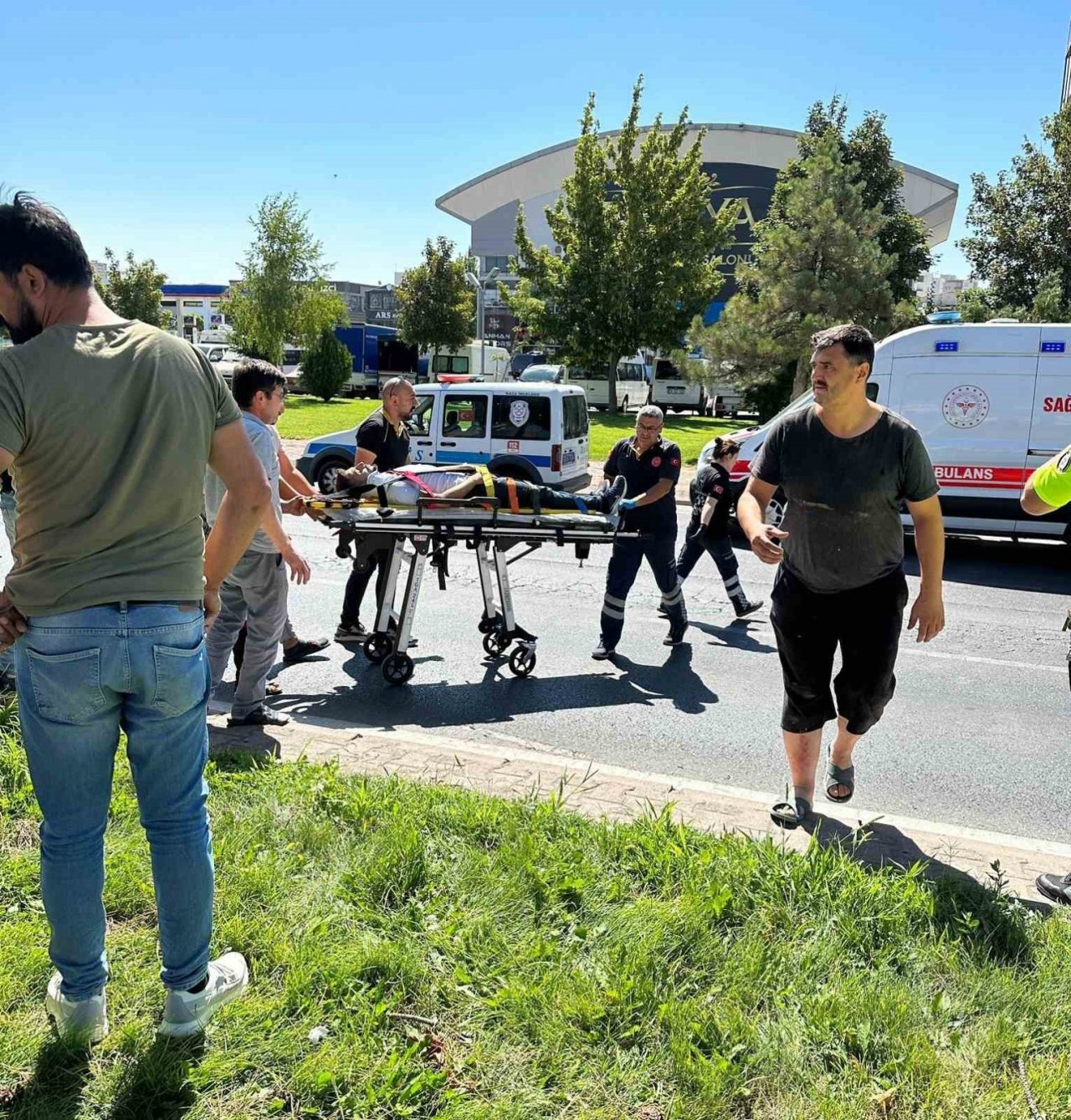 Kayseri’de bir garip kaza