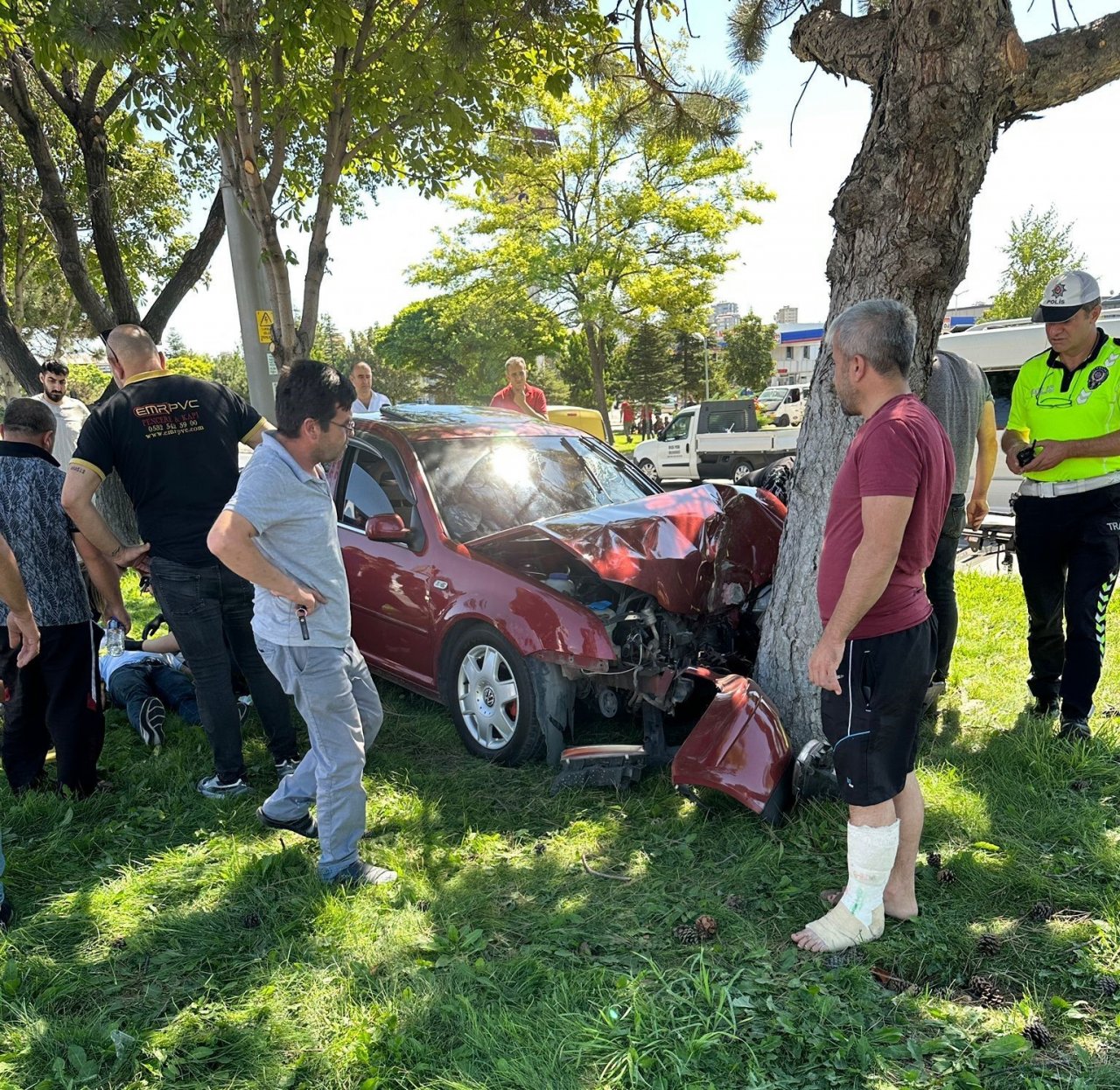 Kayseri’de bir garip kaza
