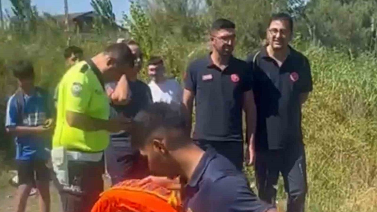 Kızılırmak’a serinlemek için giren genç az kalsın canından oluyordu