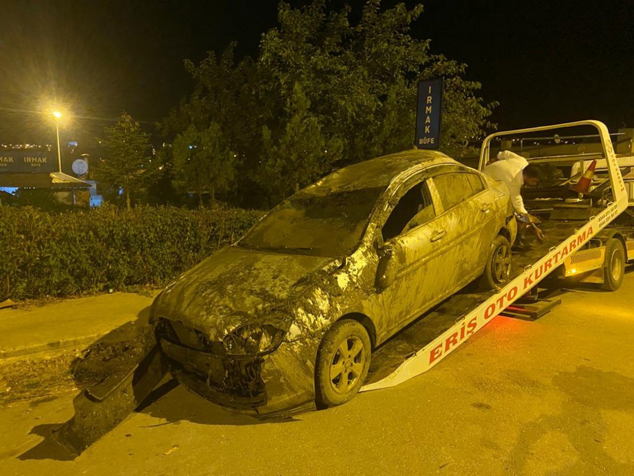 Sinop’ta otomobil takla attı: 4 yaralı