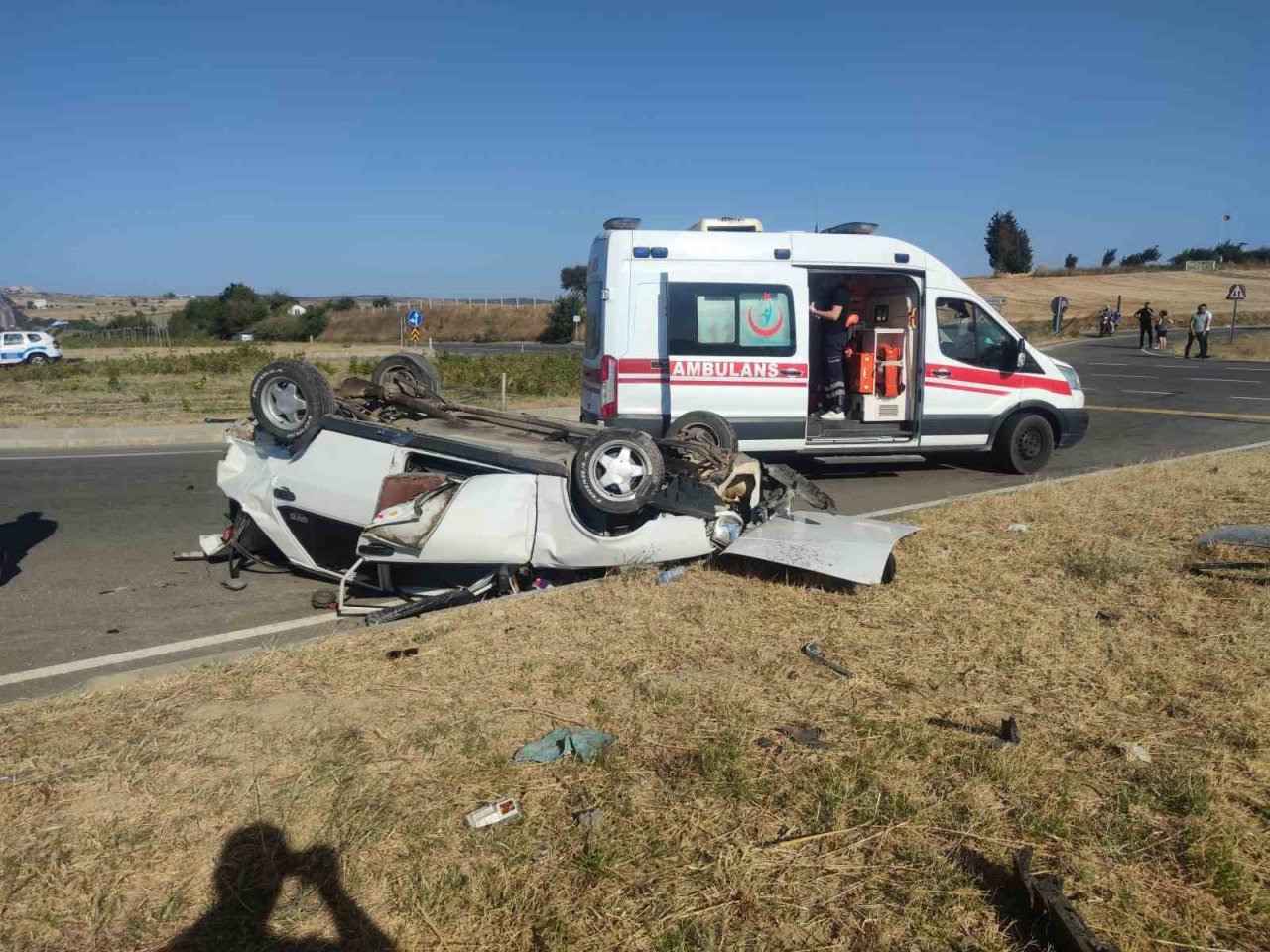 Tekirdağ’da trafik kazası: 4 yaralı