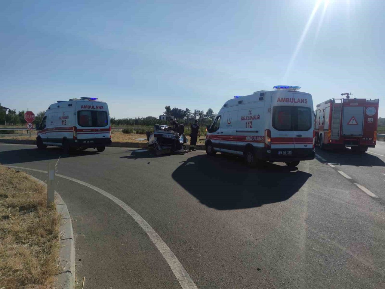 Tekirdağ’da trafik kazası: 4 yaralı