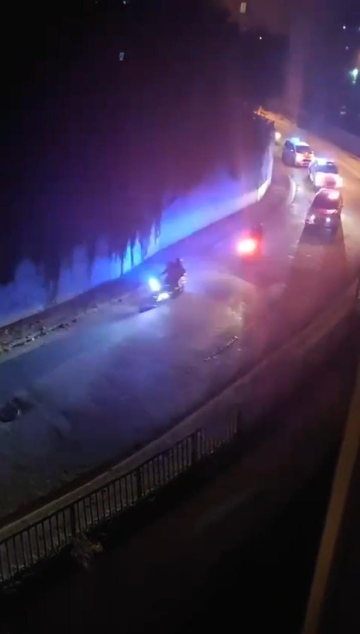 Kağıthane’de polis ekiplerinden şehit polis anısına araç konvoyu