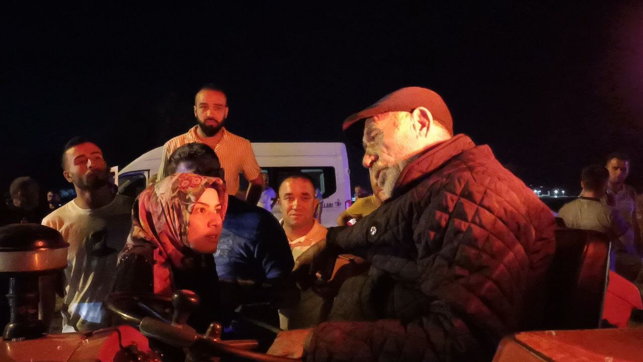 Alkollü traktör sürücüsü D-100’ü birbirine kattı