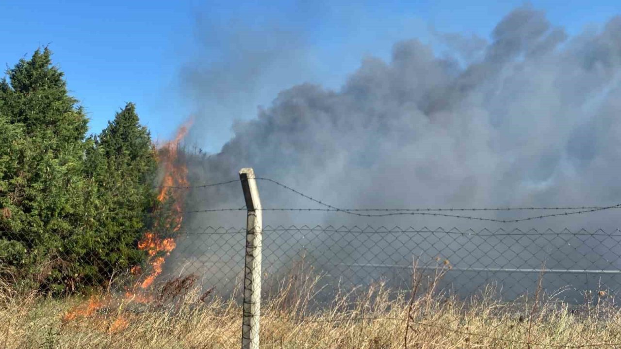 Çorlu’da korkutan yangın
