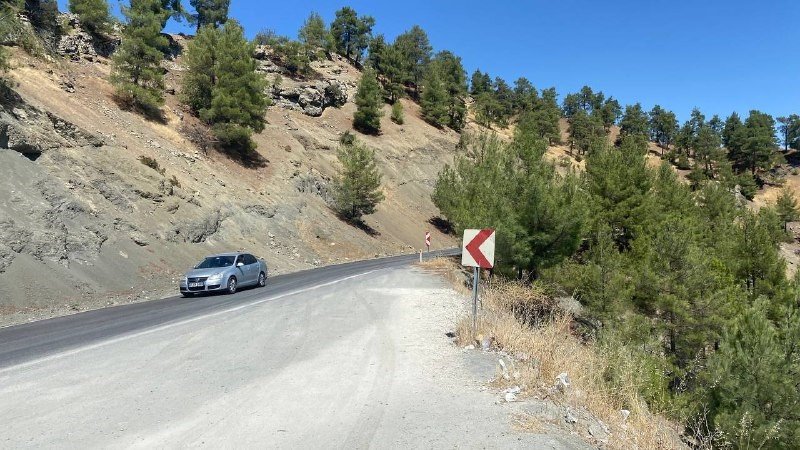 Vatandaşlar virajlı yolların yapılmasını istiyor