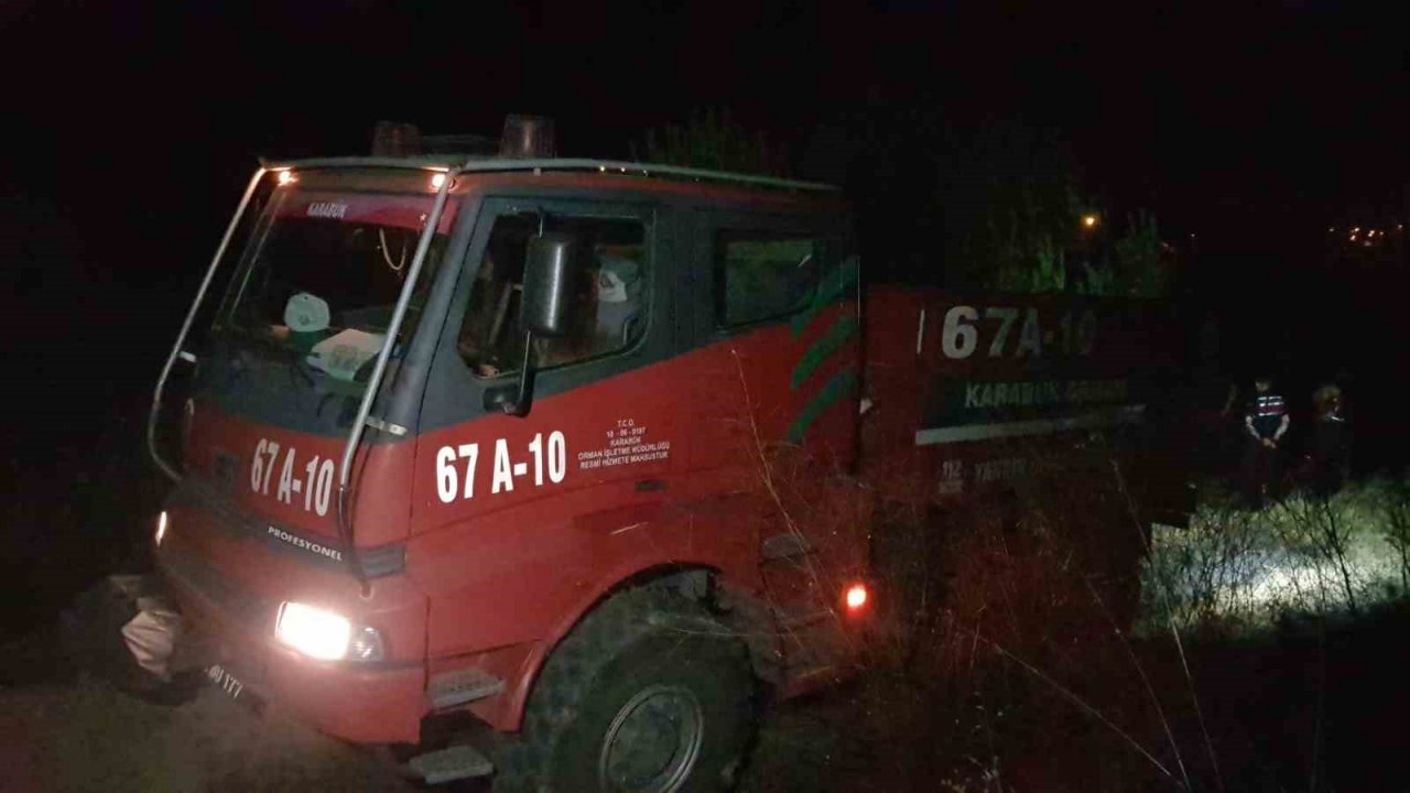 Karabük’te korkutan örtü yangını