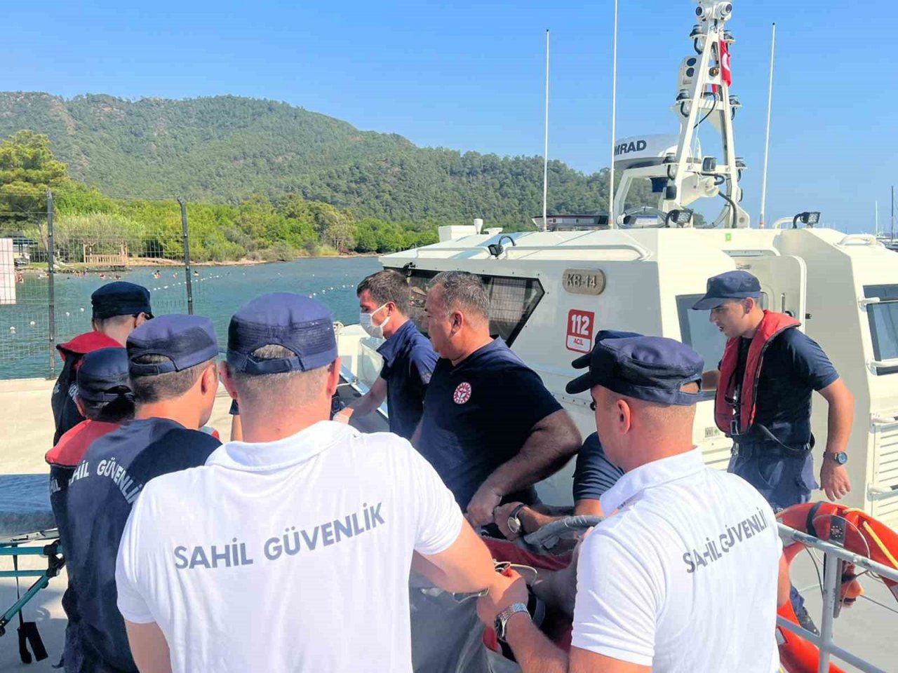 Fethiye ve Marmaris’te Sahil Güvenlik’ten tıbbi tahliye