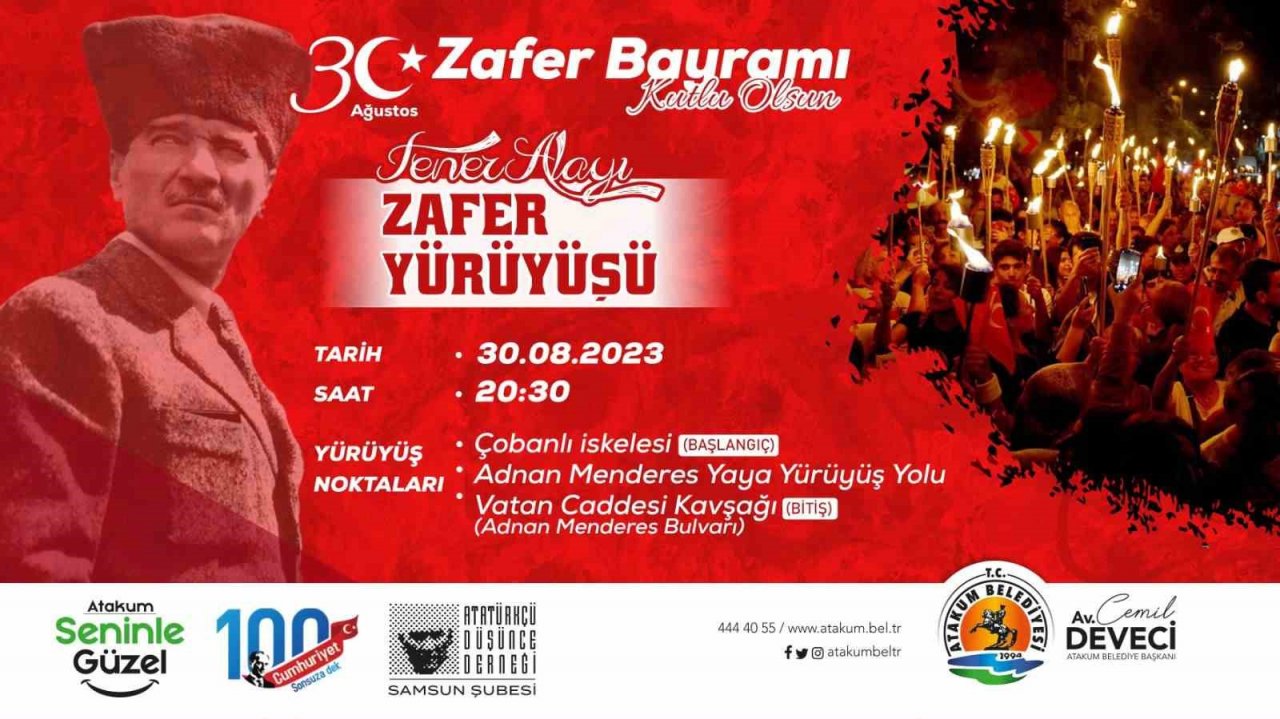 Atakum’da Zafer Bayramı coşkusu