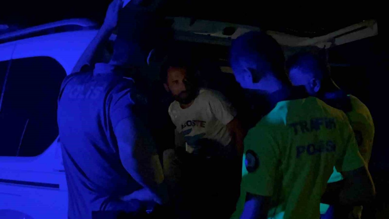 Polisin dur ihtarına uymayan sürücü kovalamaca sonucu yakalandı