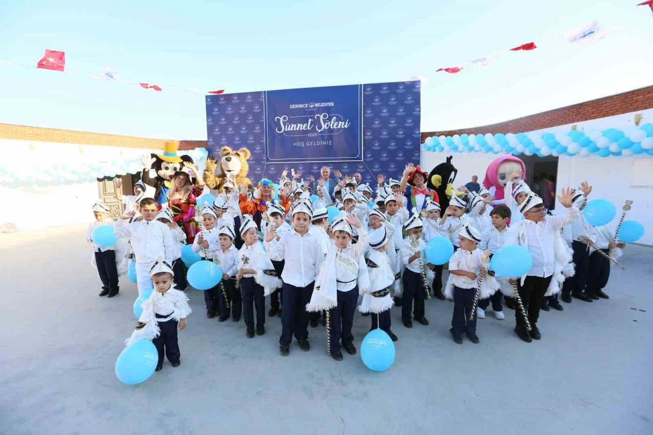 201 çocuk şölenle sünnet edildi