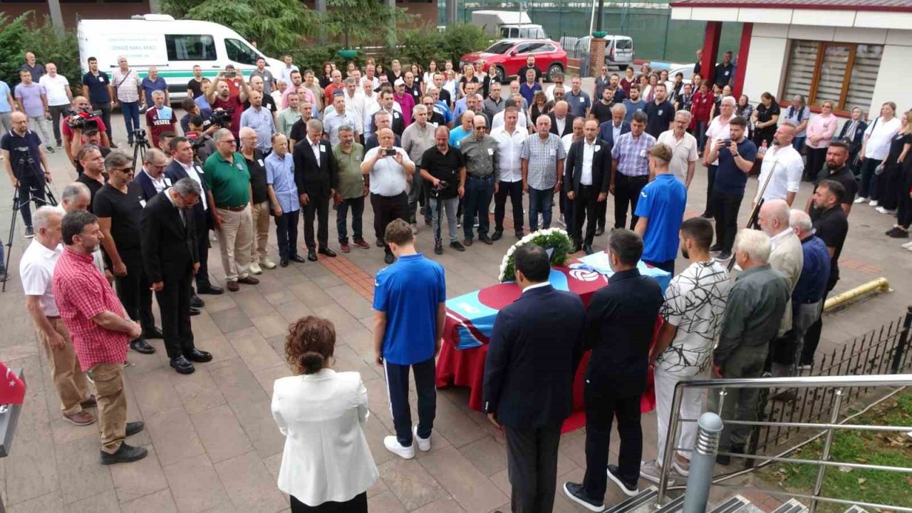 Hayatını kaybeden Trabzonspor’un kurucularından Nizamettin Algan için tören düzenlendi