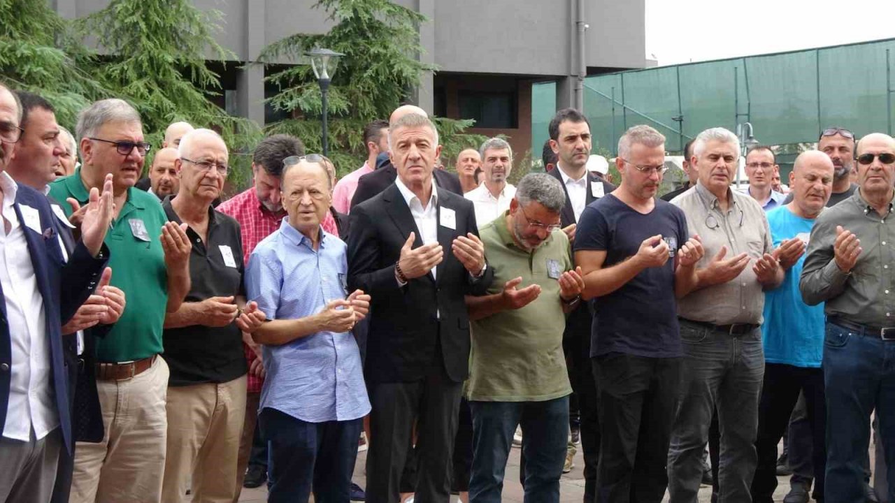 Hayatını kaybeden Trabzonspor’un kurucularından Nizamettin Algan için tören düzenlendi