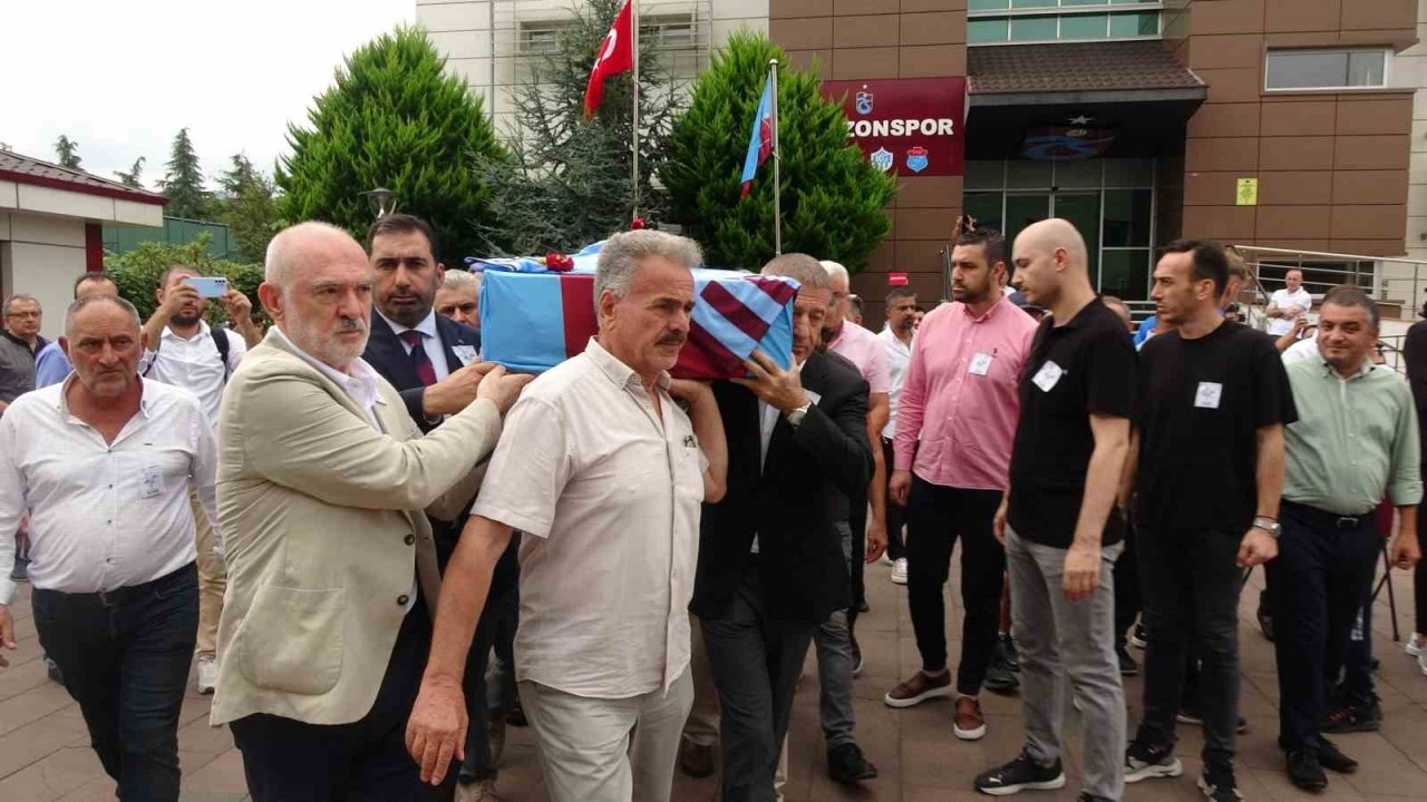 Hayatını kaybeden Trabzonspor’un kurucularından Nizamettin Algan için tören düzenlendi