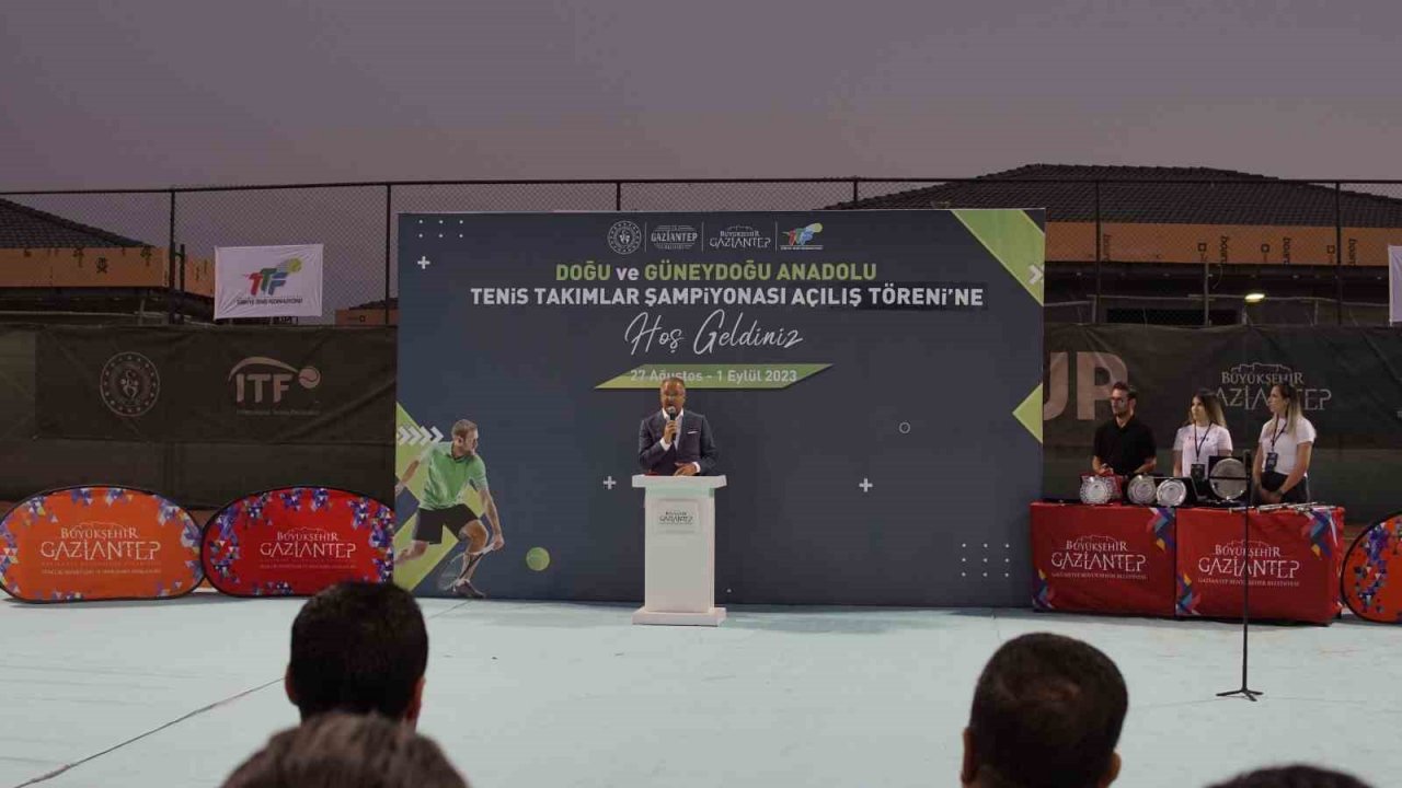 Doğu ve Güneydoğu Anadolu Tenis Takım Şampiyonası Gaziantep’te başladı