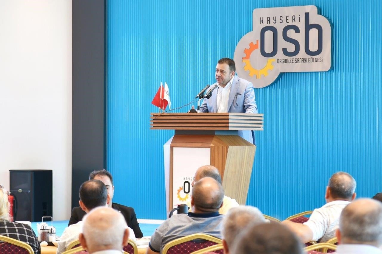 Kayseri OSB sanayicisi, yangın ve afetlere karşı dayanışma içinde olacak