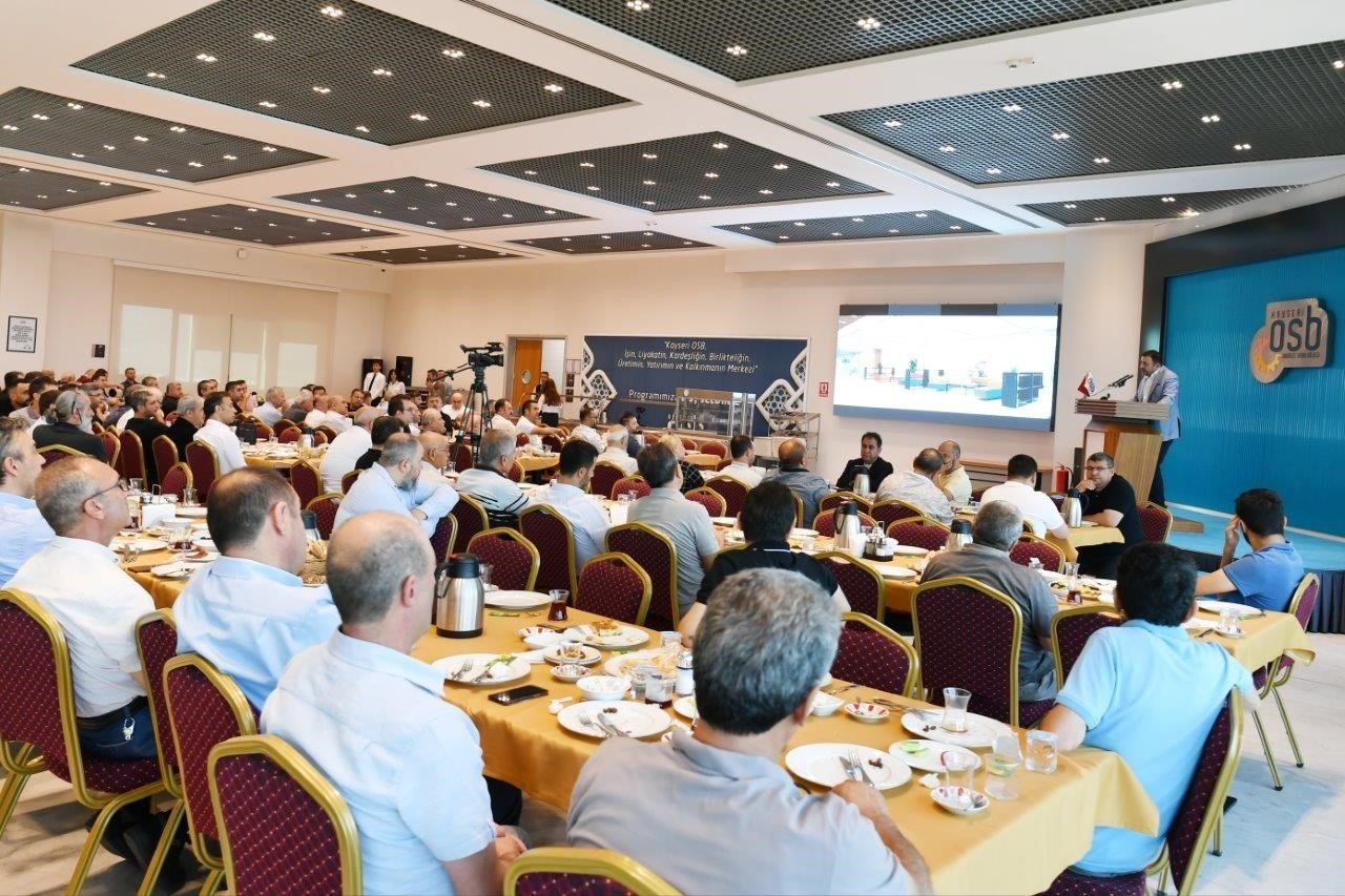 Kayseri OSB sanayicisi, yangın ve afetlere karşı dayanışma içinde olacak