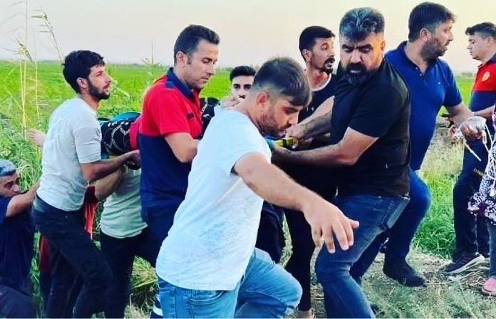 Mardin’de kontrolden çıkan otomobil takla attı: 5 yaralı