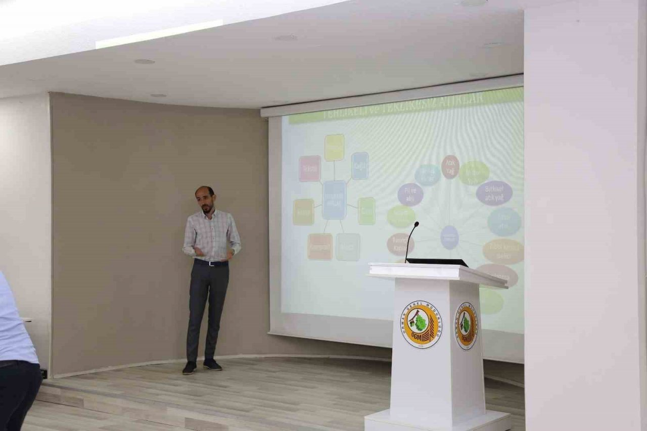 Orman Müdürlüğü personeline sıfır atık eğitimi